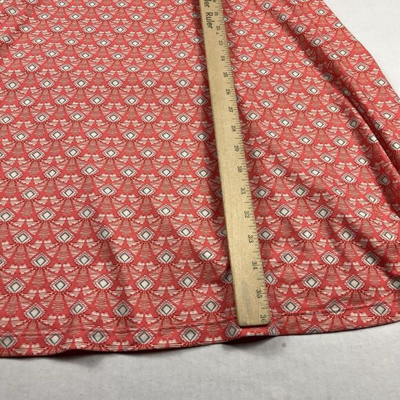 Prana Coral Print Sleeveless Dress M Racerback Boho Stretch Travel Casual - Picture 4 of 13